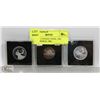 Image 1 : LOT OF 3 CANADA COINS, 1982 SILVER NICKLE, 1981,