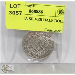 1952 CANADA SILVER HALF DOLLAR