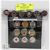Image 1 : LOT OF ASSORTED COLORED QUARTERS, LOONIES AND