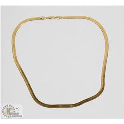 NEW 20 INCH GOLDTONE SNAKE CHAIN