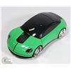 Image 1 : NEW GREEN CAR SHAPED WIRELESS MOUSE