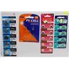 Image 1 : 4 NEW ASSORTED PACKS OF WATCH/ ELECTRONICS BATTERS