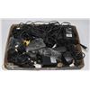 Image 1 : FLAT OF ASSORTED CHARGERS AND OTHER CABLES