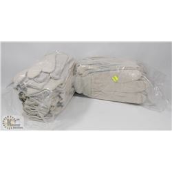 TWO BUNDLES OF 12 WORK GLOVES