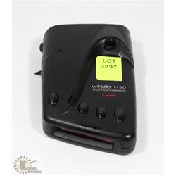 WNISTLER 1490 SUPERWIDE BAND LASER RADAR