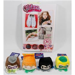 BUNDLE OF 4 NEW DC COMICS CUBE PLUSHES SOLD WITH