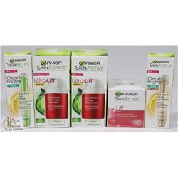 BAG OF GARNIER FACE CREAMS