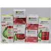 Image 1 : BAG OF ASSORTED GARNIER SKIN CREAMS