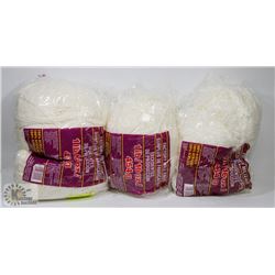 3 BAGS OF 1LB  ASSORTED COLOR 100%  ACRYLIC YARN