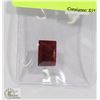 Image 1 : #43-NATURAL RED RUBY GEMSTONE 28.5CT