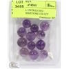Image 1 : #47-NATURAL UNTREATED AMETHYST GEMSTONE 122.5CT