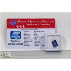 #51-NATURAL BLUE SAPPHIRE GEMSTONE 7.05CT