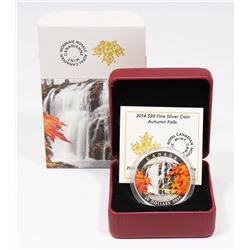 2014 RCM $20 FINE SILVER COIN: AUTUMN FALLS