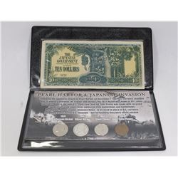 PEARL HARBOR & JAPANESE INVASION COLLECTOR COIN &