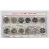 Image 1 : CANADIAN 125 YEAR 12 QUARTER DISPLAY