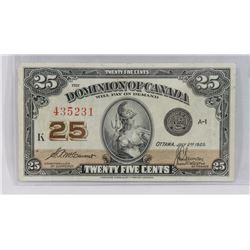 1923 CANADIAN SHINPLASTER