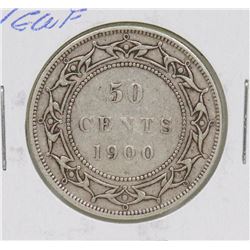 NEWFOUNDLAND 1900 QUEEN VICTORIA 50 CENT COIN