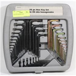 NEW 35PC HEX KEY SET.