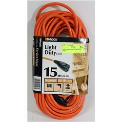 NEW WOODS 49.2FT EXTENSION CORD