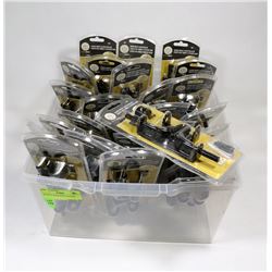 BIN OF 27 SLIDE BOLT LATCHES