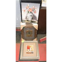 STACK OF 7 ASSORTED PICTURES