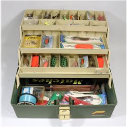 PLANO 2-TONE GREEN 3-TIERED FISHING