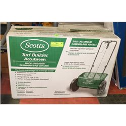 NEW SCOTTS TURF BUILDER FERTILIZER SPREADER