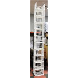 LOT OF 8 CLOSET STORAGE CUBES
