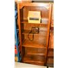 Image 1 : WOOD BOOK SHELF WITH 5 SHELVES