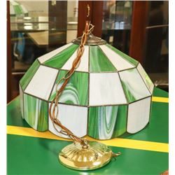 TIFFANY STYLE LIGHT FIXTURE.