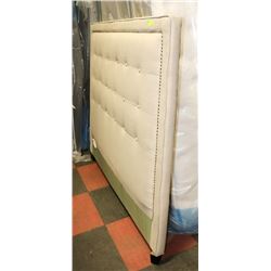SHOWHOME QUEEN SIZE PADDED NAILHEAD HEADBOARD
