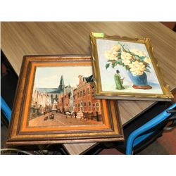 LOT OF 2 ESTATE ARTWORK.