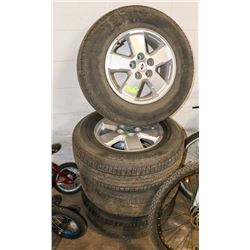SET OF 4 FACTORY FORD 16"-RIMS, ALUMINUM,
