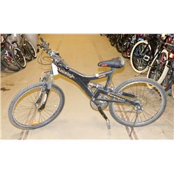 POLICE SEIZURE RALEIGH SERENGETI BLACK BIKE WITH