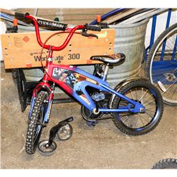 SUPERMAN KIDS BIKE WITH TRAINING WHEELS