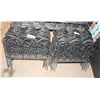 Image 1 : LOT OF 40 DECORATIVE STEEL FENCING