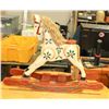 Image 1 : VINTAGE STYLE WOOD ROCKING HORSE