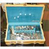 Image 1 : COMMUNITY SILVERWARE SET IN WOOD CASE