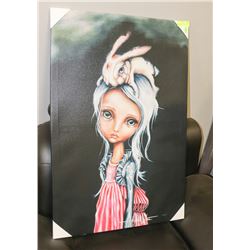 ANGELINA WRONA RABBIT ON HEAD PRINT