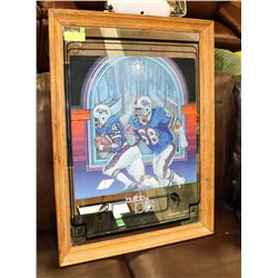 LARGE BUFFALO BILLS NFL MIRRORED PICTURE