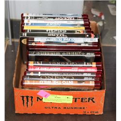 SMALL FLAT OF HDDVDS INCL INTO THE WILD UNFORGIVEN