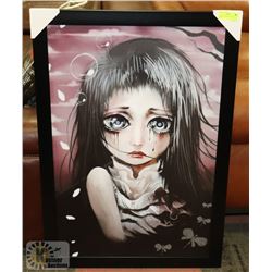 ANGELINA WRONA CRYING EYES PRINT