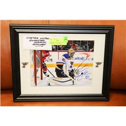 CARTIER HUTTON GUARANTEED AUTHENTIC AUTOGRAPH