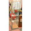 Image 1 : VERTICAL GLASS DISPLAY CABINET