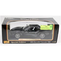 MAISTO 2001 CHEVROLET CORVETTE Z06 1:18 SCALE DIE