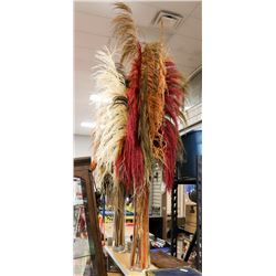 LARGE VASE WITH ARTIFICIAL FOLIAGE ON CHOICE