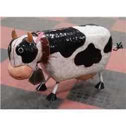 TIN DECORATIVE COW
