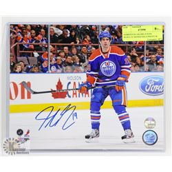 EDMONTON OILERS JUSTIN SCHULTZ SIGNED 8X10 PHOTO W