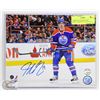 Image 1 : EDMONTON OILERS JUSTIN SCHULTZ SIGNED 8X10 PHOTO W