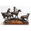 Image 1 : WESTERN SCULPTURE ENTITLED COWBOY TWO STEP